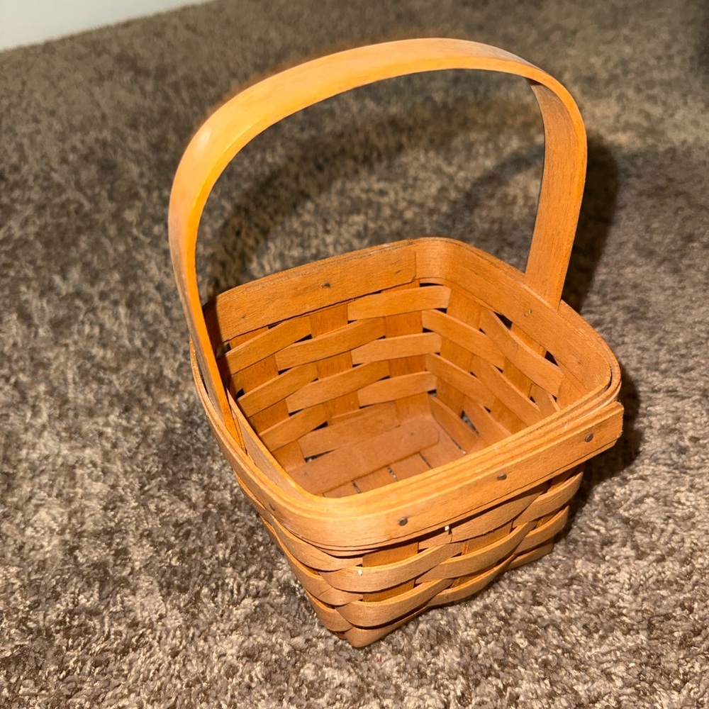 Longaberger Vintage 1994 Small Square Basket